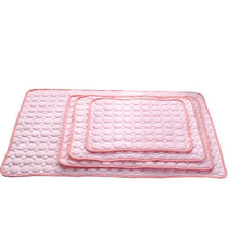 Load image into Gallery viewer, Pet Dog Summer Cooling Mat Pet Puppy Cool Cold Ice Pad Moisture-Proof Cooler Sofa Mats Portable Tour Sleeping Pet Accessories