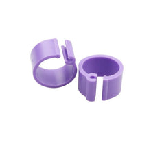 Load image into Gallery viewer, 100 pcs Inner Diameter 8mm Bird Pigeon Foot Ring Ten Colors Without Text Light weight Freedom Of Action Poultry Ring Bird Carry
