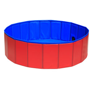 Dropshippig PVC Foldable Pet Dog Cat Swimming Pool PVC Washing Pond Dog Tub Bed Large Small Dog Swimming House Bed Summer Pool