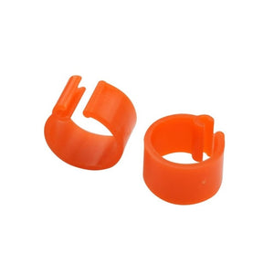 100 pcs Inner Diameter 8mm Bird Pigeon Foot Ring Ten Colors Without Text Light weight Freedom Of Action Poultry Ring Bird Carry